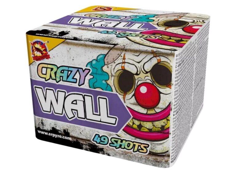 Ohňostroj Crazy Wall 49 rán 16 mm